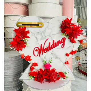 Thùng tiền đám cưới hoa văn sang trọng, chắc chắn