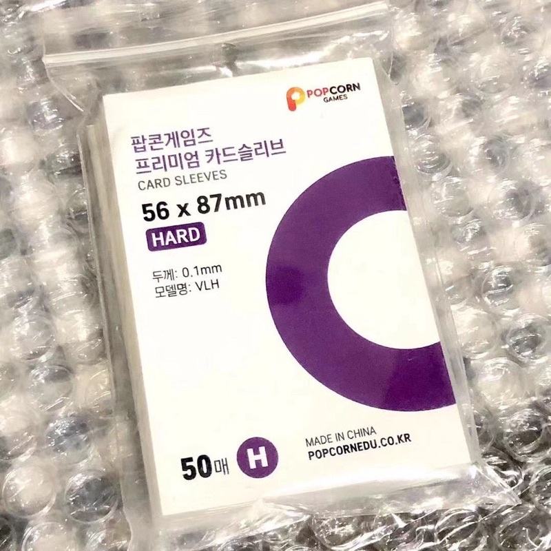 Sleeve Popcorn đựng thẻ bo góc loại mềm mướt