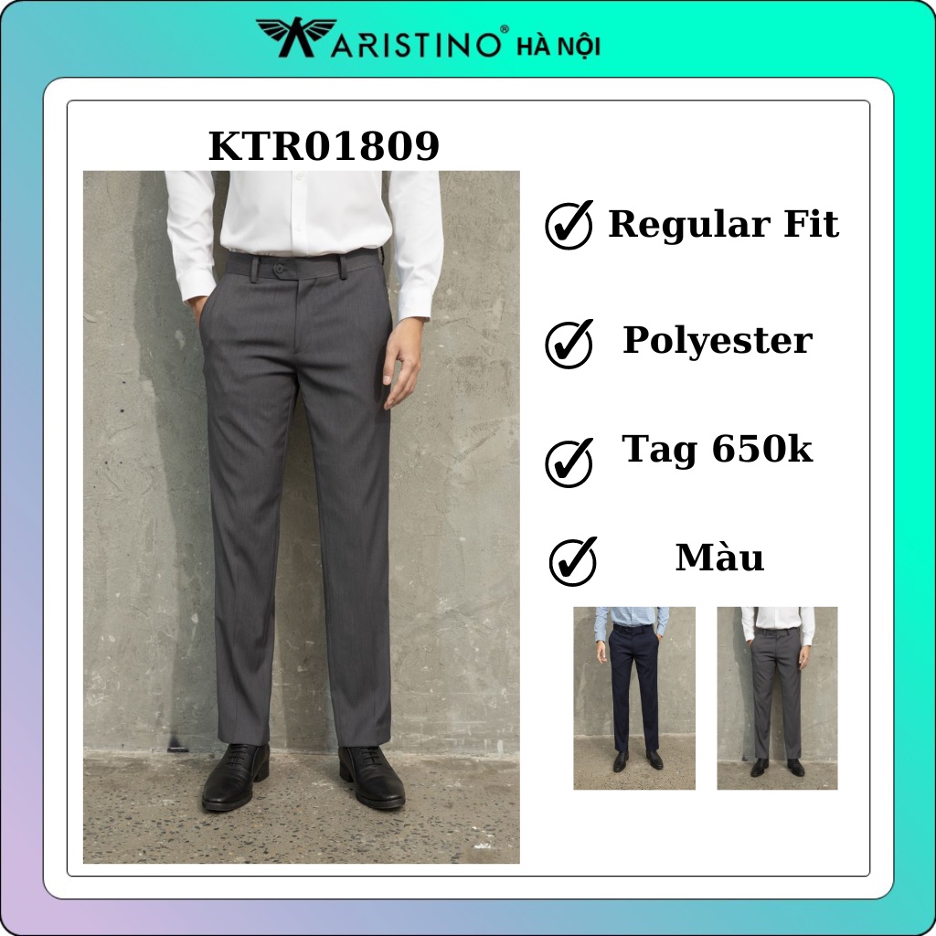Quần âu công sở nam KWIN có 2 màu sang trọng co giãn nhẹ- from regular KTR01809