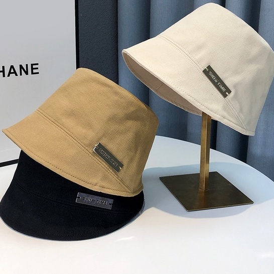 Nón Tai Bèo Màu Đen Trơn Thời Trang Xuân Hè 2023 Phong Cách Nhật Bản Cho Nữ