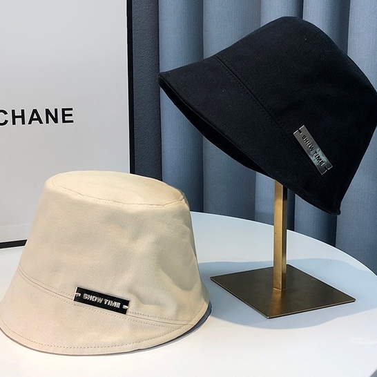 Nón Tai Bèo Màu Đen Trơn Thời Trang Xuân Hè 2023 Phong Cách Nhật Bản Cho Nữ