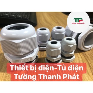 ỐC SIẾT CÁP NHỰA M12,M16,M20,M25,M32, IP68 CÓ RON CHỐNG THẤM NƯỚC ( NYLON METRIC CABLE GLAND IP68 )