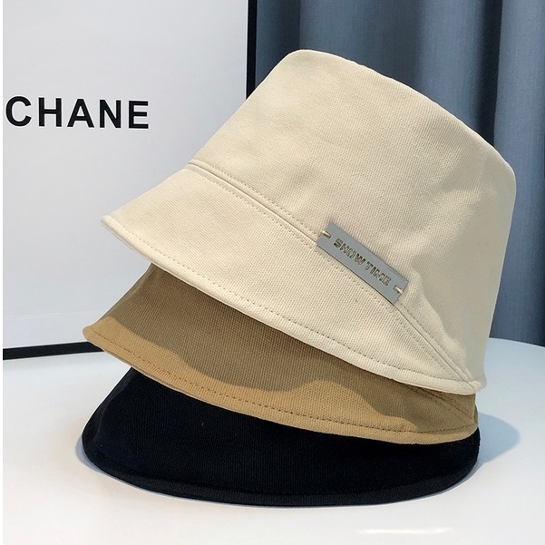 Nón Tai Bèo Màu Đen Trơn Thời Trang Xuân Hè 2023 Phong Cách Nhật Bản Cho Nữ