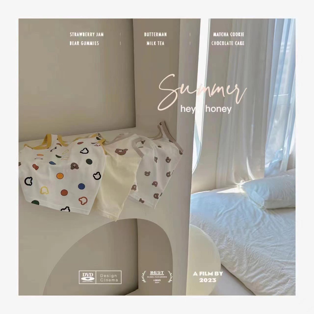 Set áo ba lỗ cho bé