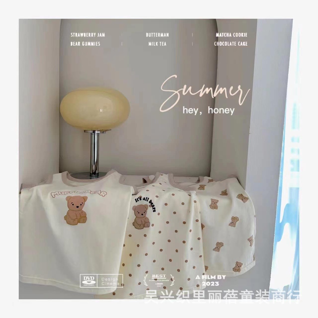 Set áo ba lỗ cho bé