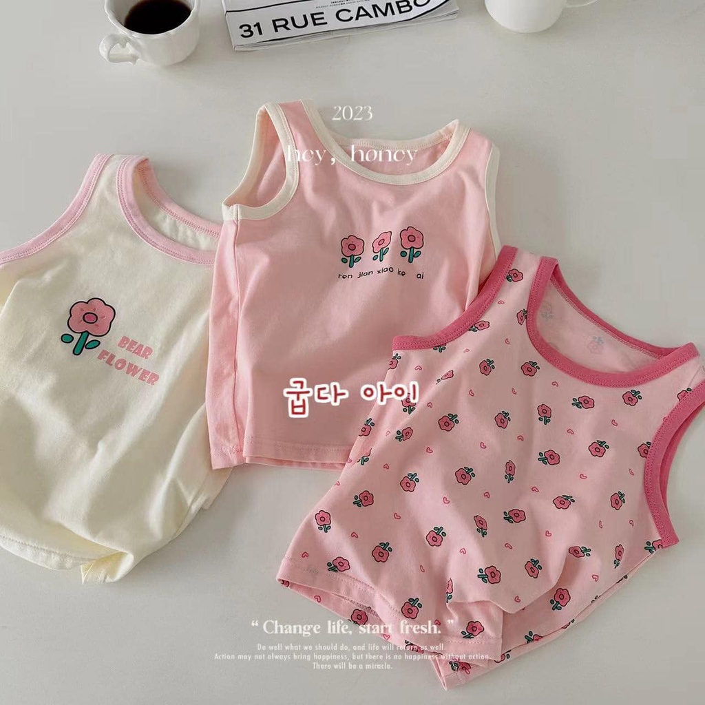 Set áo ba lỗ cho bé