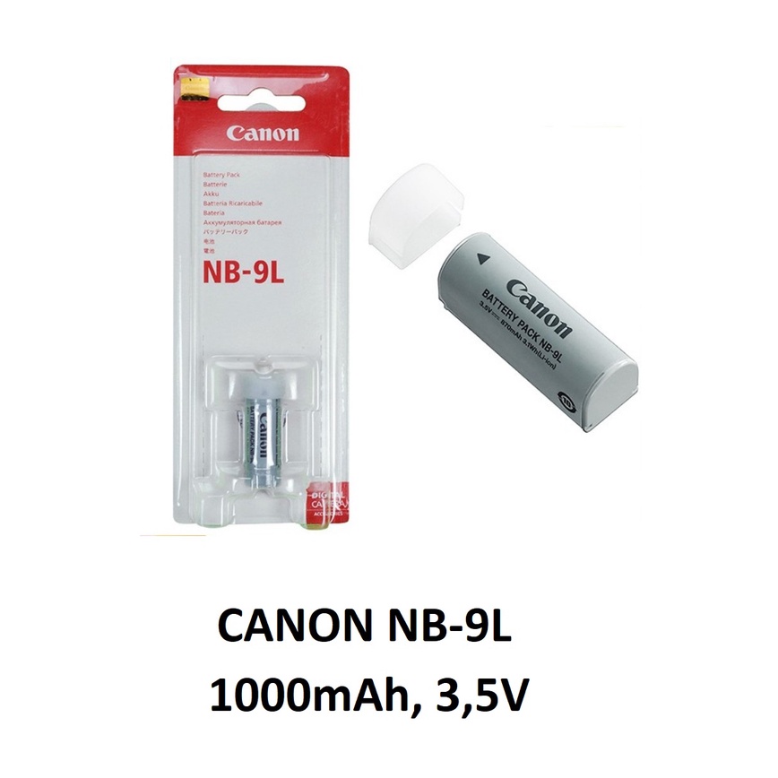 Pin Máy ảnh CANON đủ loại: LP-E8, LP-E6, LP-E5, NB-9L, NB-8L, NB-7L, NB-6LH, NB-4L, NB-3L, NB-2L/2LH, NB-1LH, BP-511A