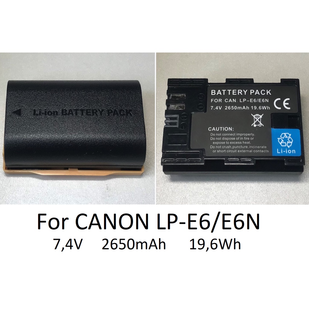 Pin Máy ảnh CANON đủ loại: LP-E8, LP-E6, LP-E5, NB-9L, NB-8L, NB-7L, NB-6LH, NB-4L, NB-3L, NB-2L/2LH, NB-1LH, BP-511A