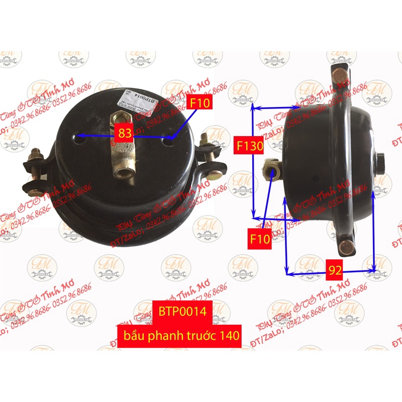 bầu phanh truớc 140