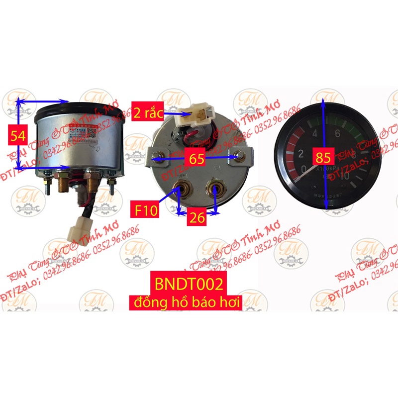 đồng hồ báo hơi