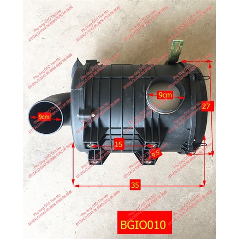 bầu lọc gió TT TH5T 20x28