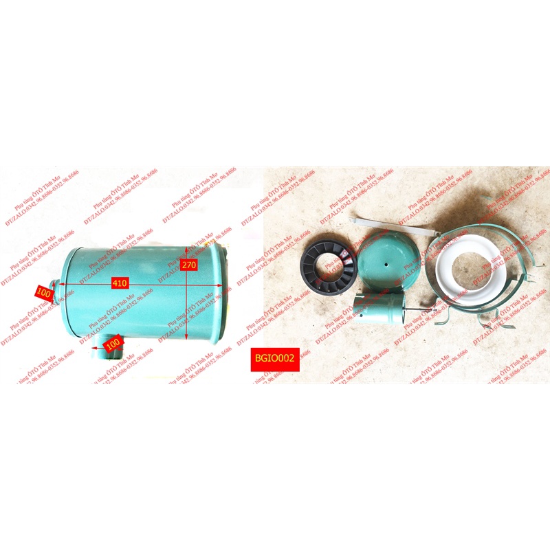 bầu lọc gió TT 20x36