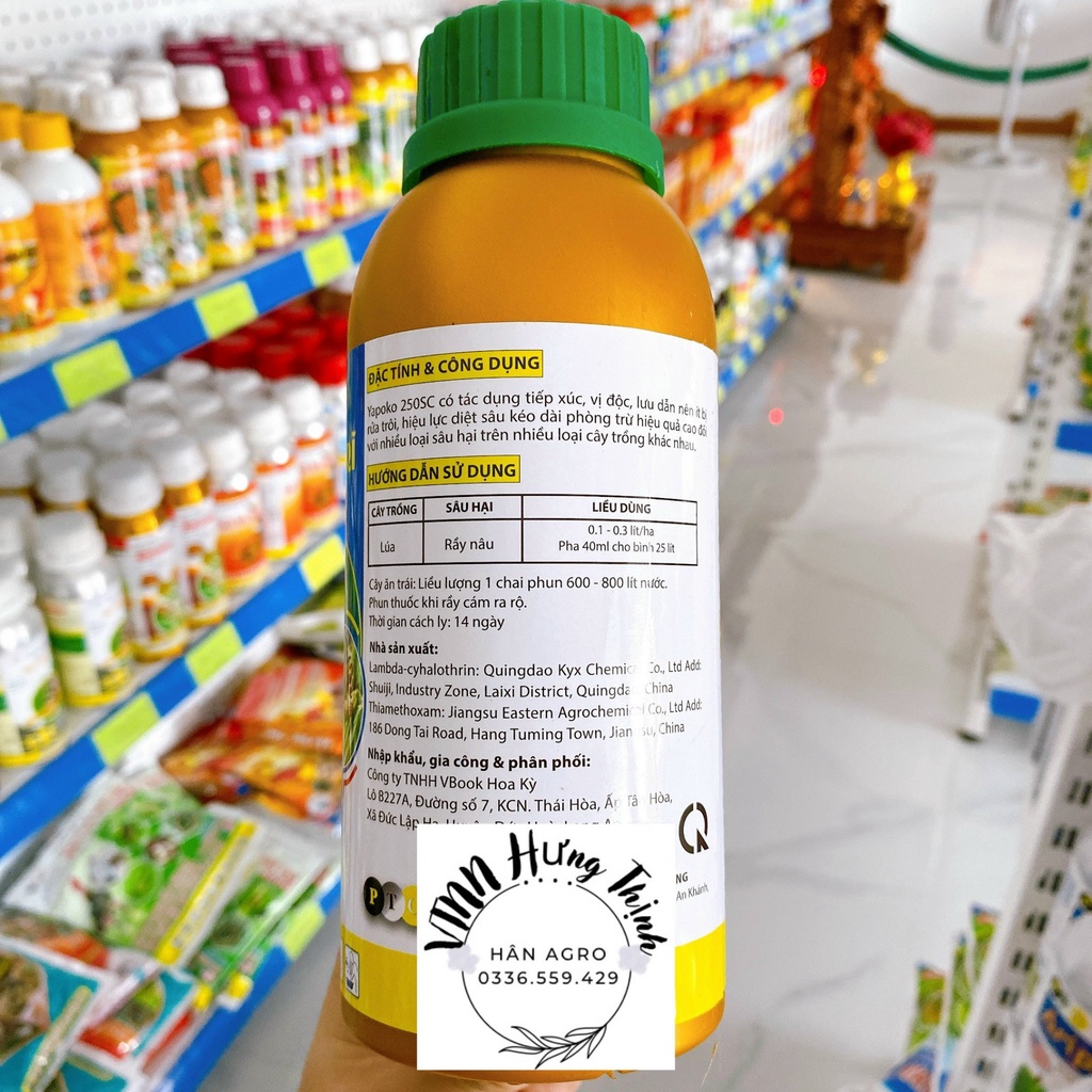 Vua Rầy Bọ Trĩ , Lưu Dẫn, Mát Cây Yapoko 250SC