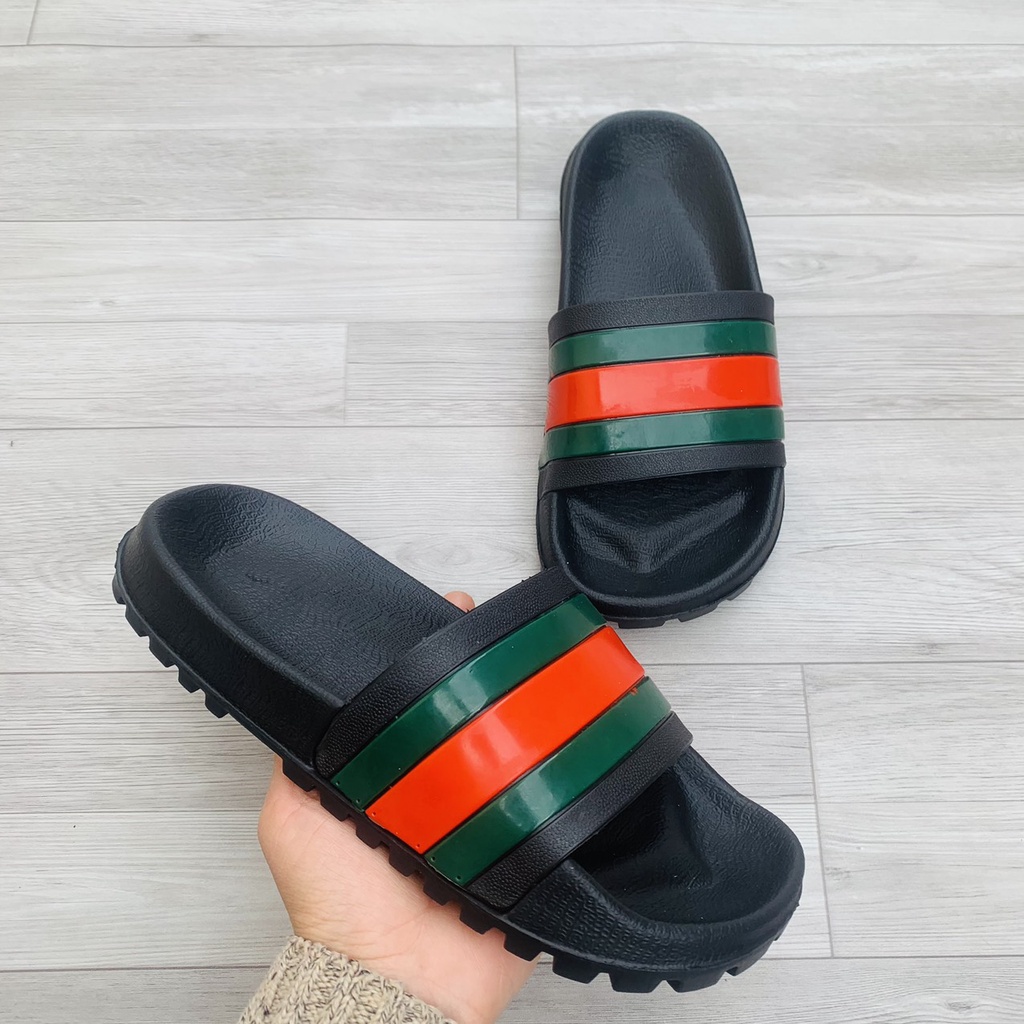 Dép nam quai ngang Cao Cấp - Dép nam đế cao bản mới chống trơn trượt