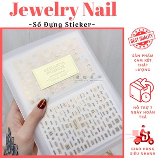 Sổ đựng mẫu sticker nail _ đựng được 80 tấm Jewelry