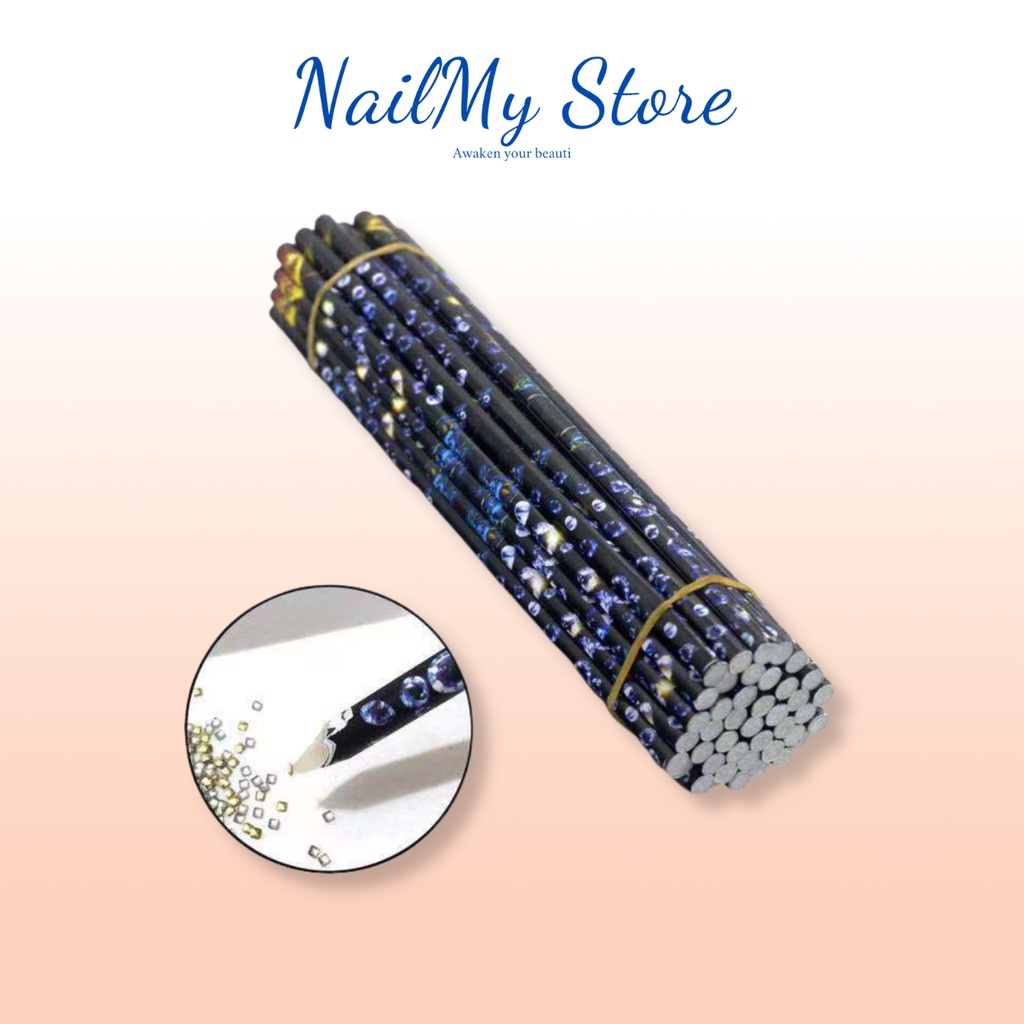 Bút sáp chấm đá nail