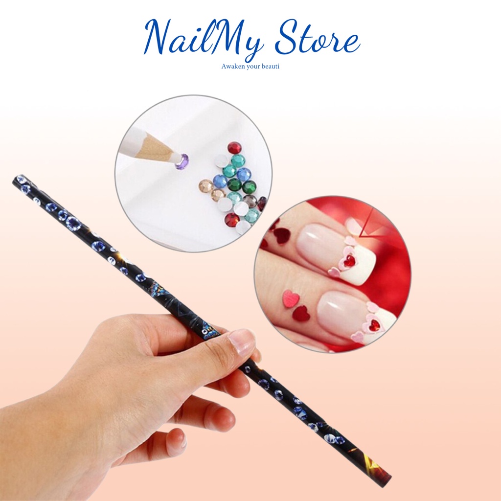 Bút sáp chấm đá nail