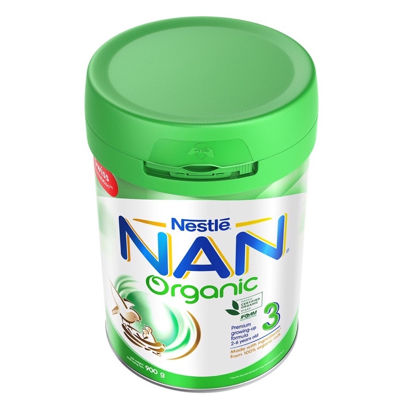 Sữa bột Nan Organic số 3 900g dành cho bé từ 2-6 tuổi