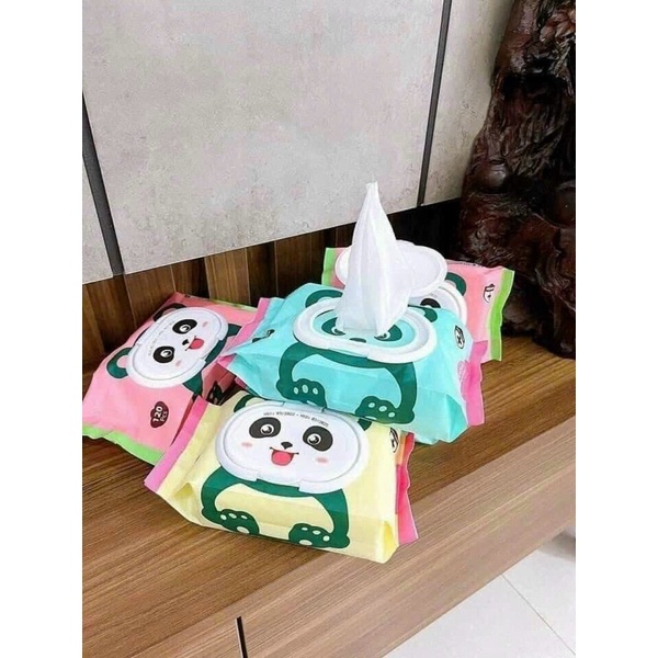 Khăn giấy ướt 120 tờ hình chú gấu