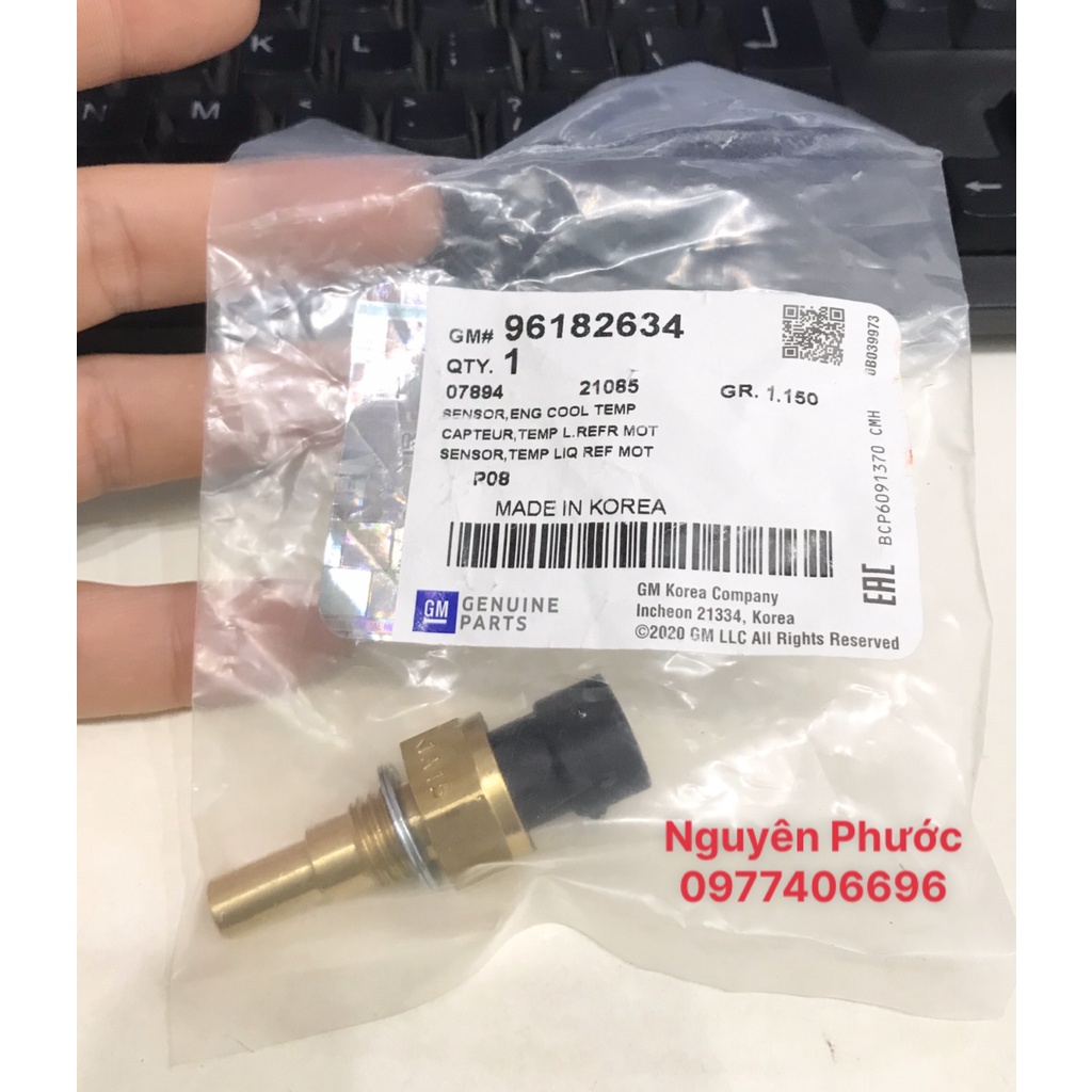 Cảm biến nhiệt độ nước - báo quạt DEAWOO/CHEVROLET - LACETTI, LANOS, GENTRA, CIELO, MATIZ, SPARK 2008, NUBIRA .. Hàng GM