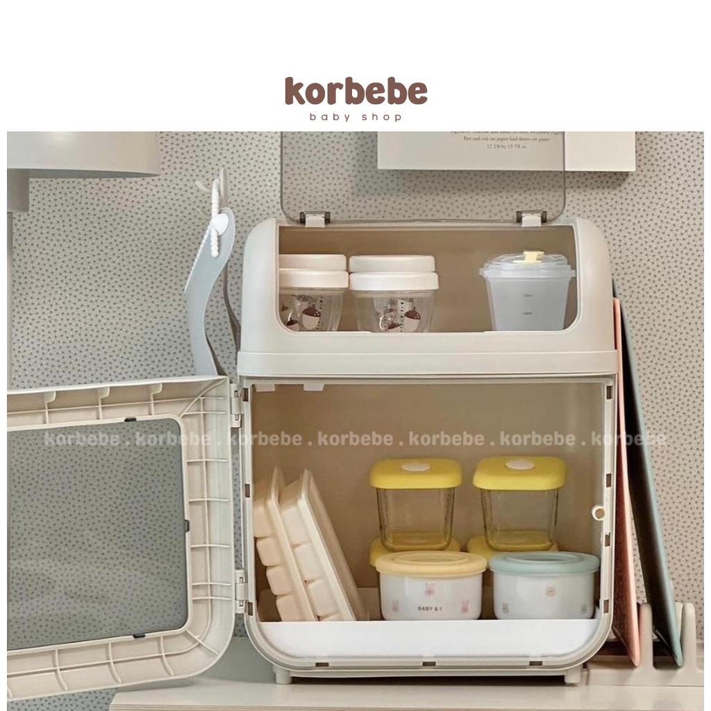 Set 3 hũ trữ đồ ăn dặm cho bé Baby & I Hàn Quốc