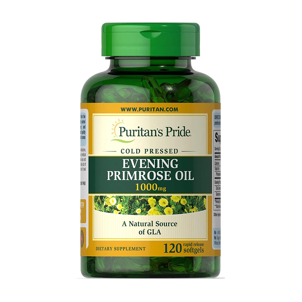 Tinh dầu Hoa Anh Thảo Puritan’s Pride Evening Primrose Oil 1000mg 120 viên Mỹ