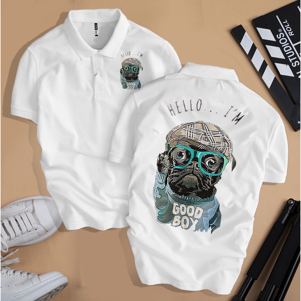 Siêu Phẩm Áo Thun Polo Nam Áo Cổ Trụ Mẫu GooDBoy In 3D Công Nghệ Cao Chất Liệu Vải Polo Siêu Mát