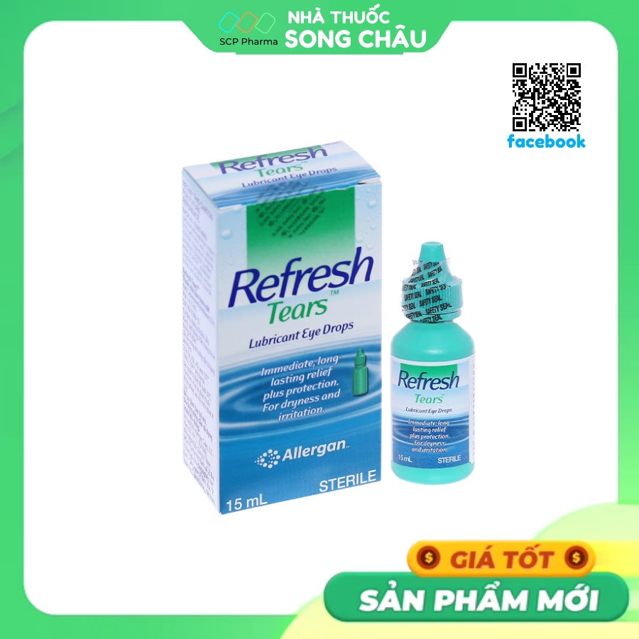 Nước nhỏ mắt Refresh Tears Lubricant Eye Drops chai 15ml