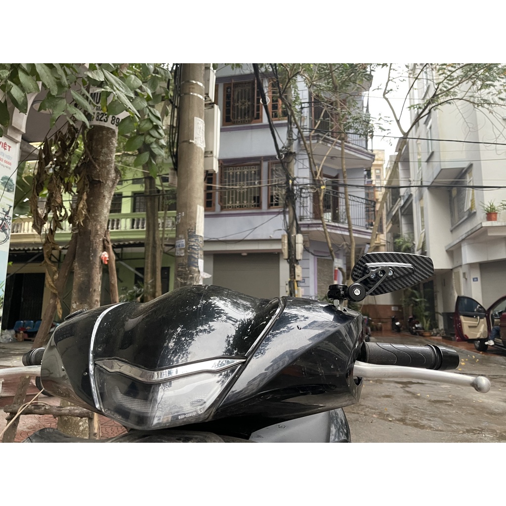 Gương Gù Chân Gương Mặt kính trắng Lưng Carbon kính trắng
