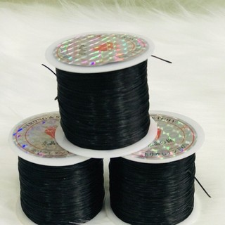 Chỉ Nối Tóc Sợi, thun nối tóc , cước lụa (nâu ,đen)