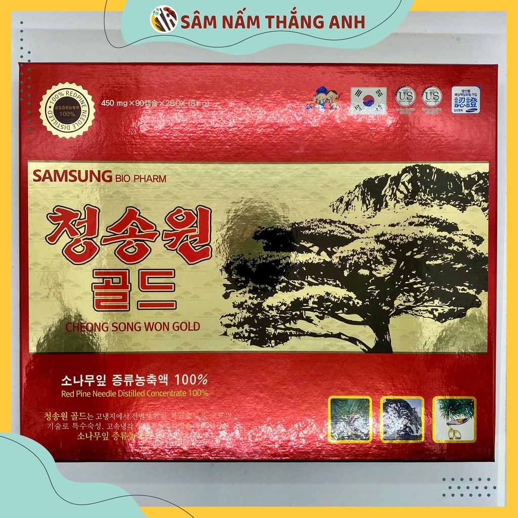 Tinh dầu thông đỏ SamSung Cheong Song Won Gold 180 viên