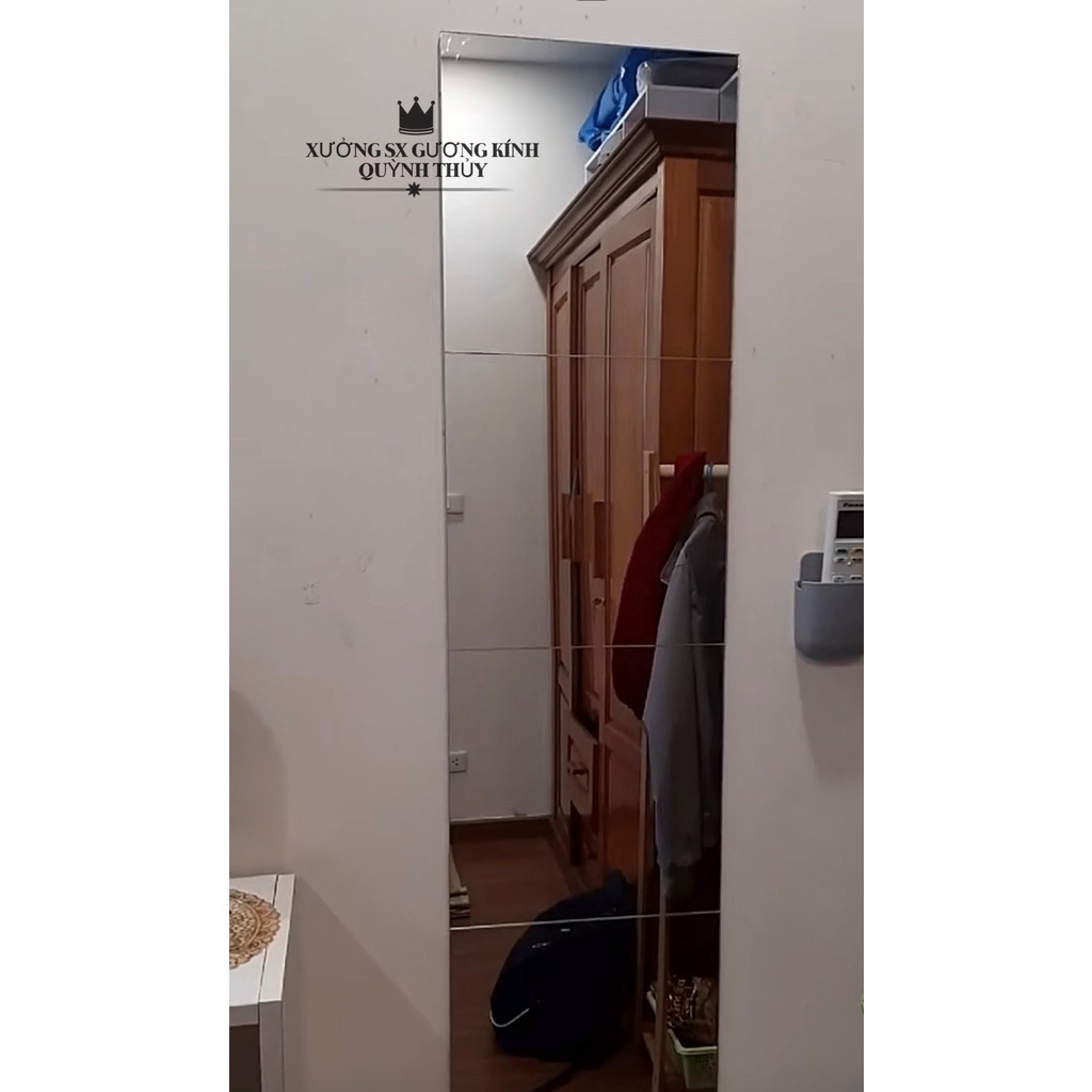 Gương dán soi toàn thân 𝐇𝐀̀𝐍𝐆 𝐇𝐎𝐓, 𝐆𝐈𝐀 𝐒𝐎̂́𝐂 gương dán tủ quần áo