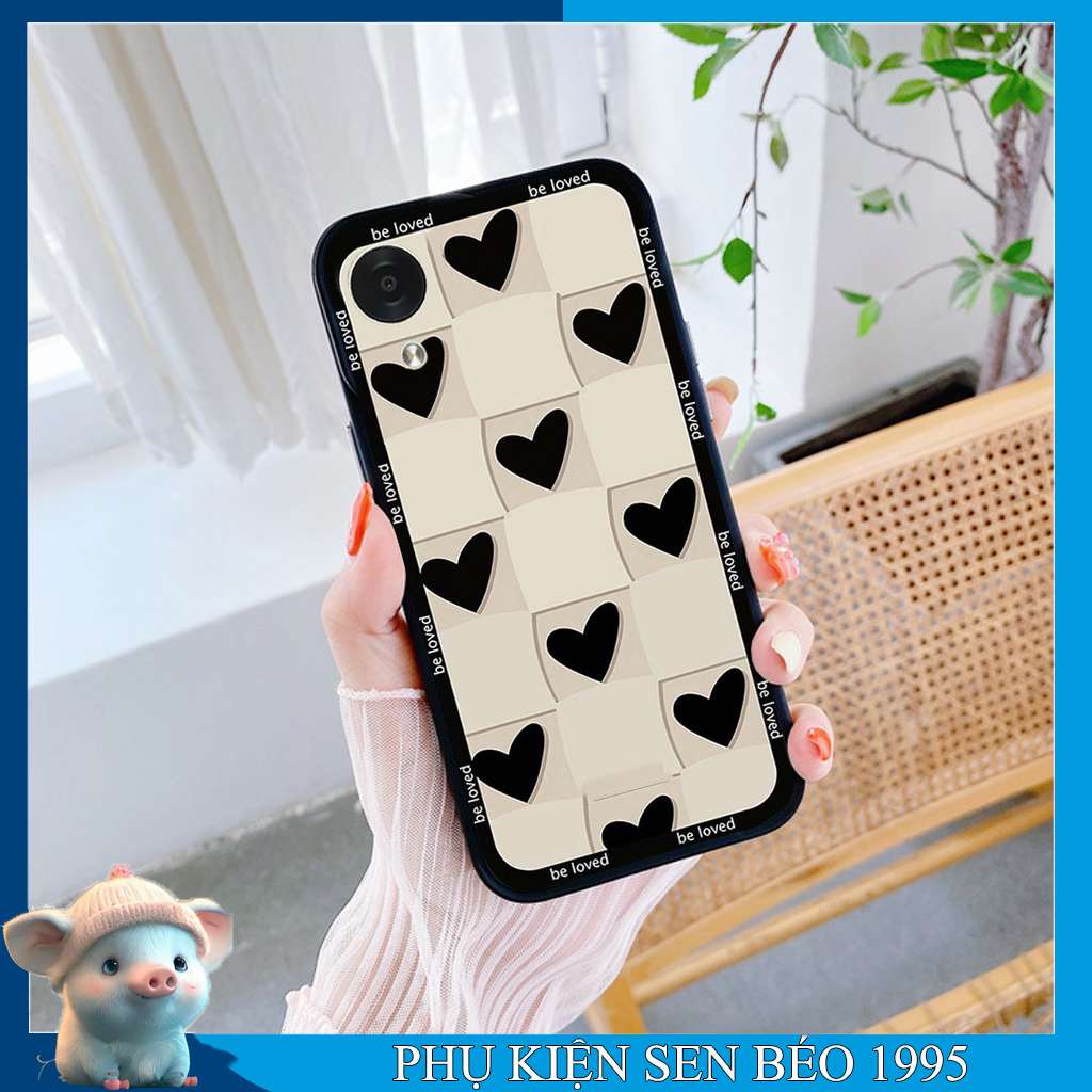 Ốp lưng Trái Tim Caro cho Oppo A16 - Oppo A16k - Oppo A17k - Oppo A17 - Oppo A96 5G - Oppo A79 đẹp.