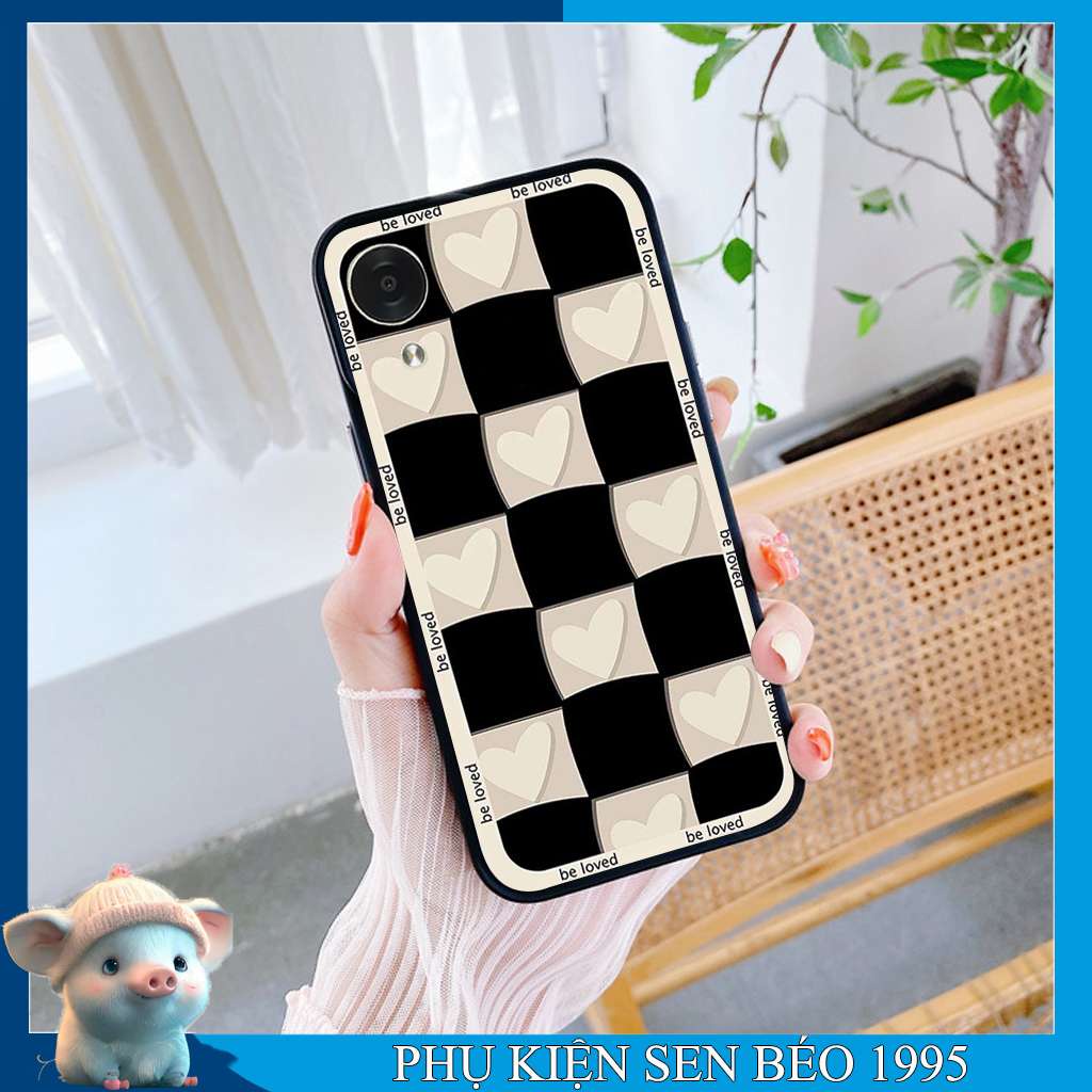 Ốp lưng Trái Tim Caro cho Oppo A16 - Oppo A16k - Oppo A17k - Oppo A17 - Oppo A96 5G - Oppo A79 đẹp.