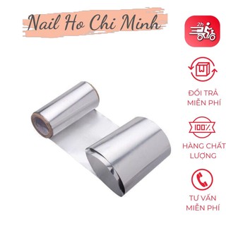 [HCM]Cuộn giấy bạc ủ phá móng 500gr - Giấy bạc ủ phá gel/bột chuyên dụng