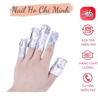 [HCM]Cuộn giấy bạc ủ phá móng 500gr - Giấy bạc ủ phá gel/bột chuyên dụng