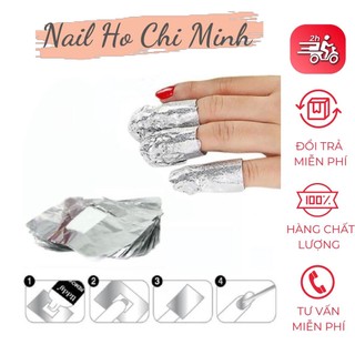 [HCM]Cuộn giấy bạc ủ phá móng 500gr - Giấy bạc ủ phá gel/bột chuyên dụng