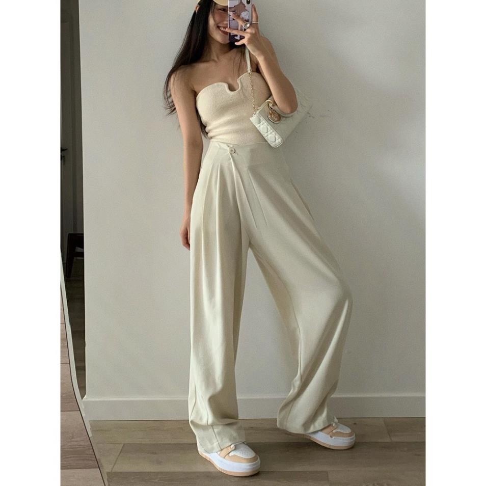 Áo croptop nữ dệt kim sát nách màu trơn dáng ôm thời trang mùa hè quyến rũ cho nữ Kimee MA052 | BigBuy360 - bigbuy360.vn