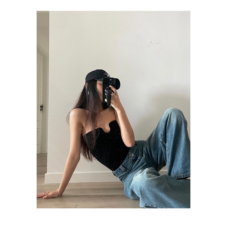 Áo croptop nữ dệt kim sát nách màu trơn dáng ôm thời trang mùa hè quyến rũ cho nữ Kimee MA052 | BigBuy360 - bigbuy360.vn