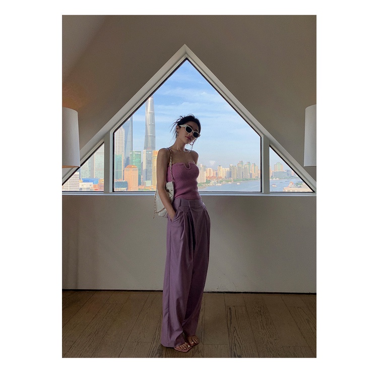 Áo croptop nữ dệt kim sát nách màu trơn dáng ôm thời trang mùa hè quyến rũ cho nữ Kimee MA052 | BigBuy360 - bigbuy360.vn