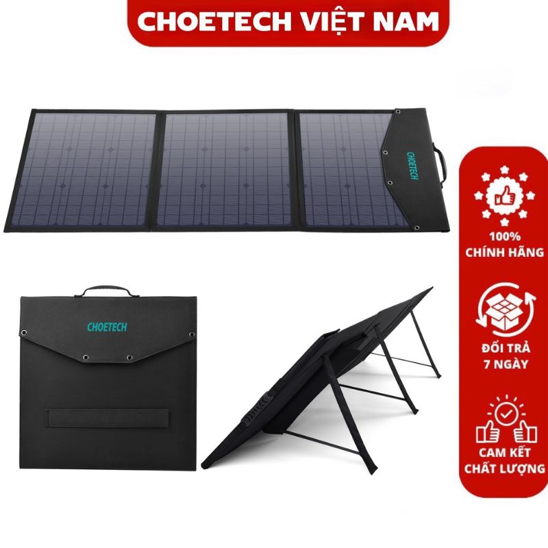 Bộ sạc năng lượng mặt trời 120W Choetech SC008 (HÀNG CHÍNH HÃNG)