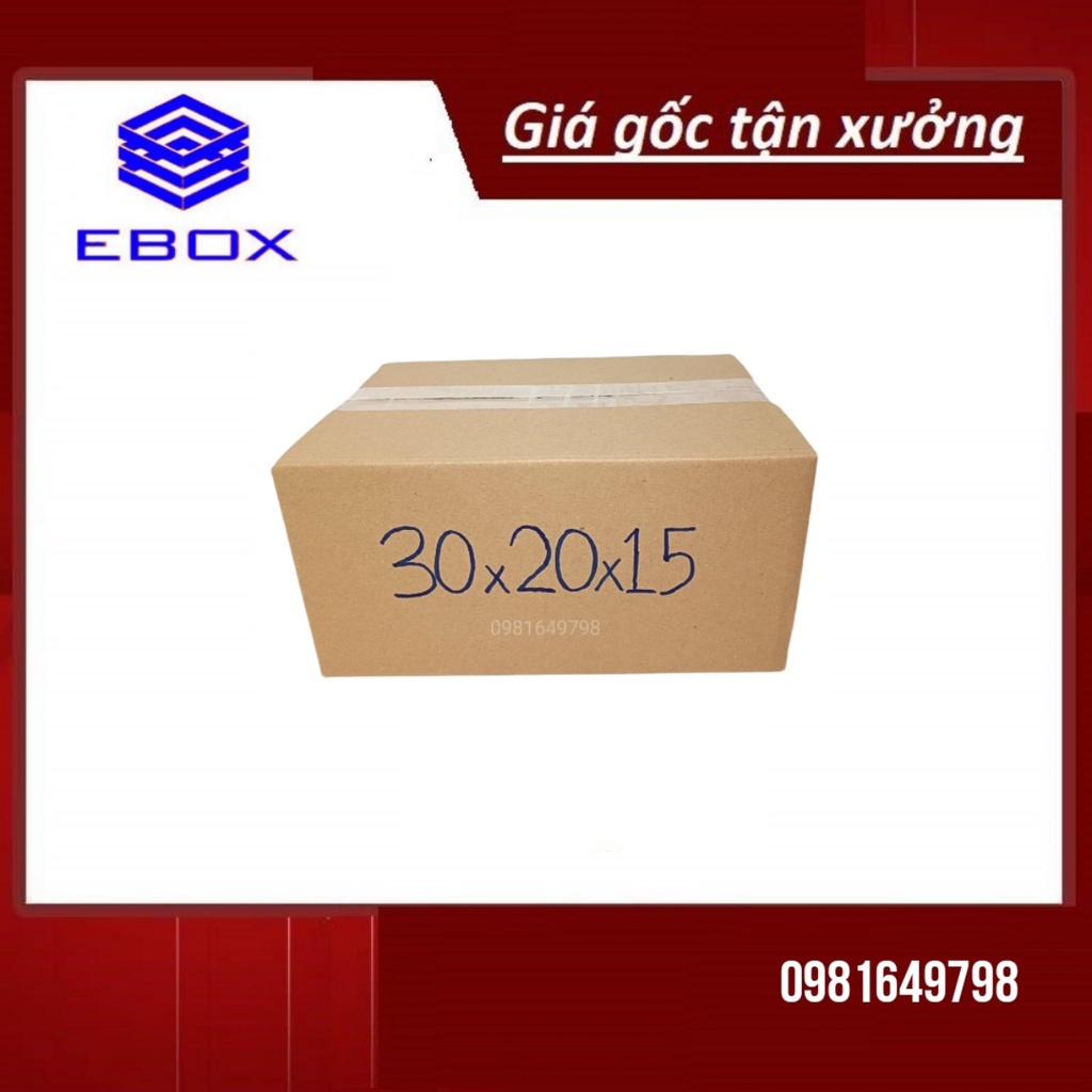 30x20x15 Hộp carton đóng hàng