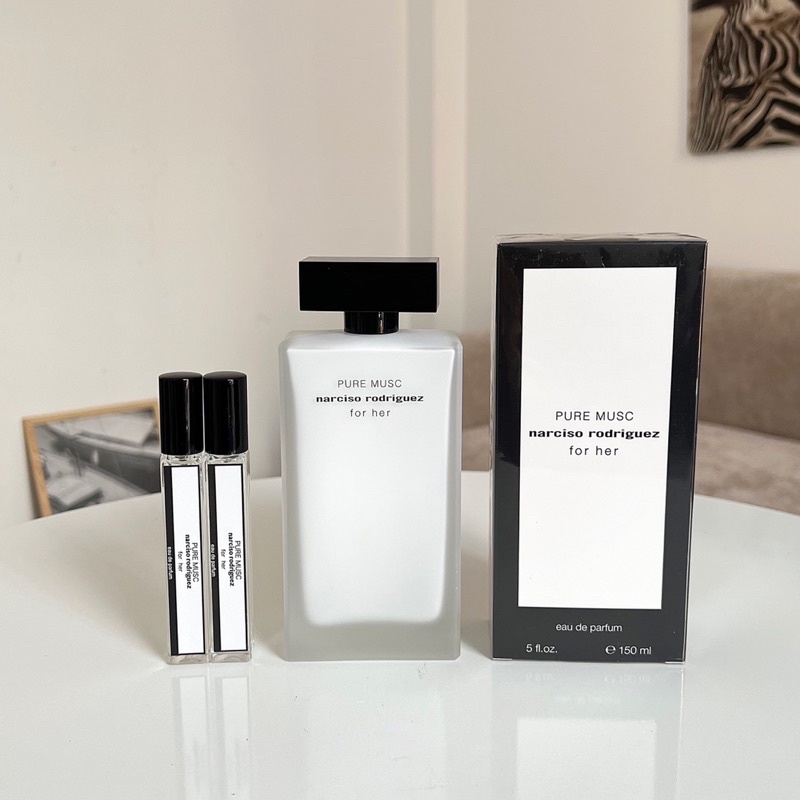 Nước hoa nữ Narciso Rodriguez For Her Pure Musc (Nar Trắng) chiết 10ml nước hoa quyến rũ cuốn hút- Babycat Store | BigBuy360 - bigbuy360.vn