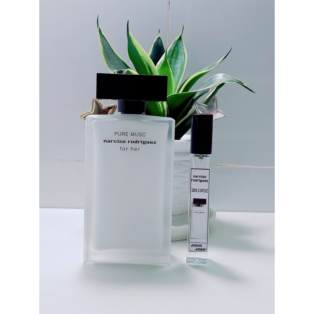 Nước hoa nữ Narciso Rodriguez For Her Pure Musc (Nar Trắng) chiết 10ml nước hoa quyến rũ cuốn hút- Babycat Store | BigBuy360 - bigbuy360.vn