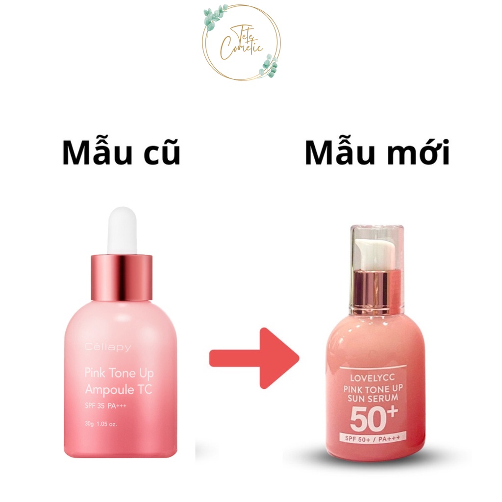 Dưỡng trắng hồng, Serum Cellapy Pink Tone Up Ampoule SPF50+ PA++++ | BigBuy360 - bigbuy360.vn