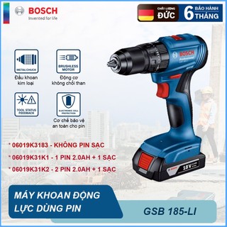 Máy khoan động lực dùng pin bosch gsb 185-li professional