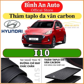 Thảm taplo HYUNDAI I10  thảm phủ taplo dập vân cacbon chống nóng hiệu quả - Bình An Auto