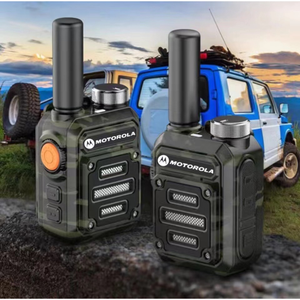 Motorola Mini Walkie Talkie Chất lượng cao 23800mAH Chế độ chờ siêu dài 20 ngày