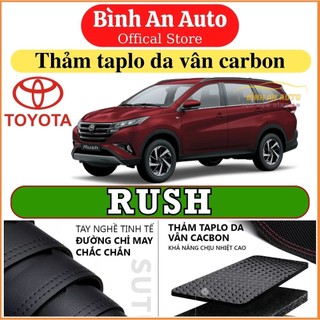 Thảm taplo TOYOTA RUSH, thảm phủ taplo dập vân cacbon chống nóng hiệu quả - Bình An Auto