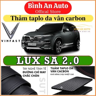 Thảm taplo VINFAST LUX SA 2.0 2019-2022 da vân cacbon cao cấp chống nóng hiệu quả